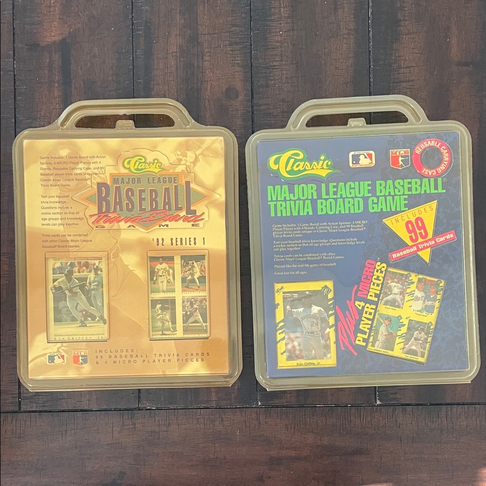 Classic Baseball Trivia Board Game - Gold and Green